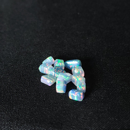 Blue Tumbled opals